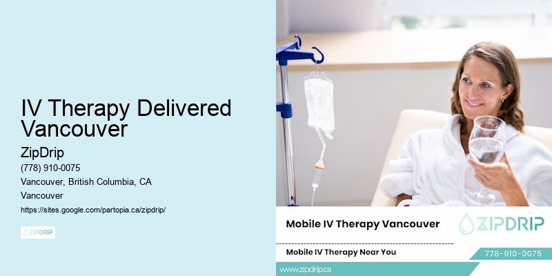 IV Therapy Delivered Vancouver