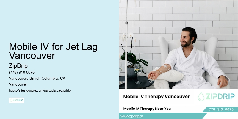 Mobile IV for Jet Lag Vancouver