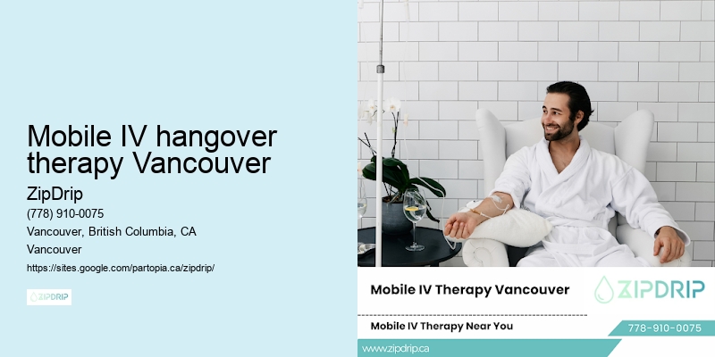Mobile IV hangover therapy Vancouver