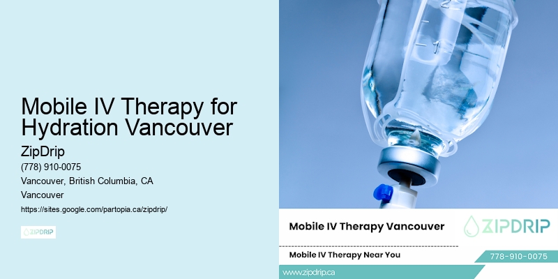 Mobile IV Therapy for Hydration Vancouver