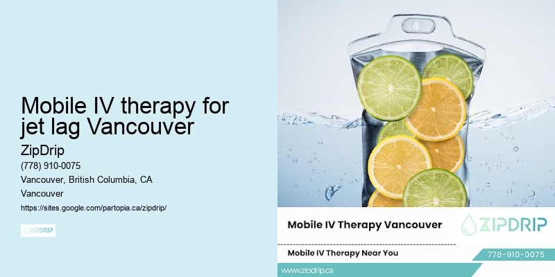 Mobile IV therapy for jet lag Vancouver