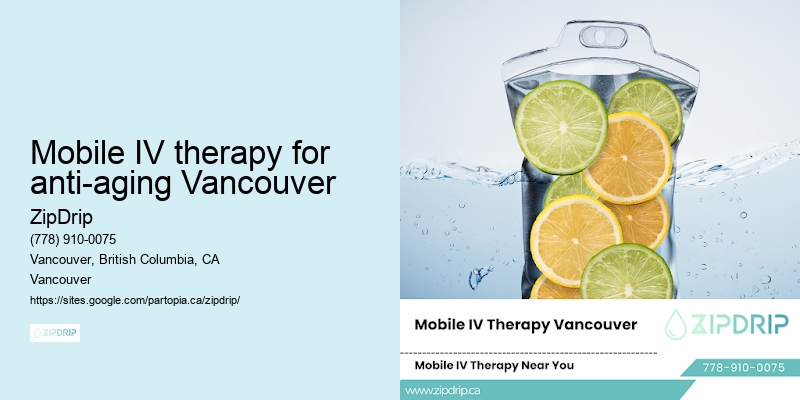 Mobile IV therapy for anti-aging Vancouver