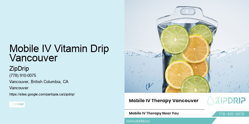 Mobile IV Vitamin Drip Vancouver
