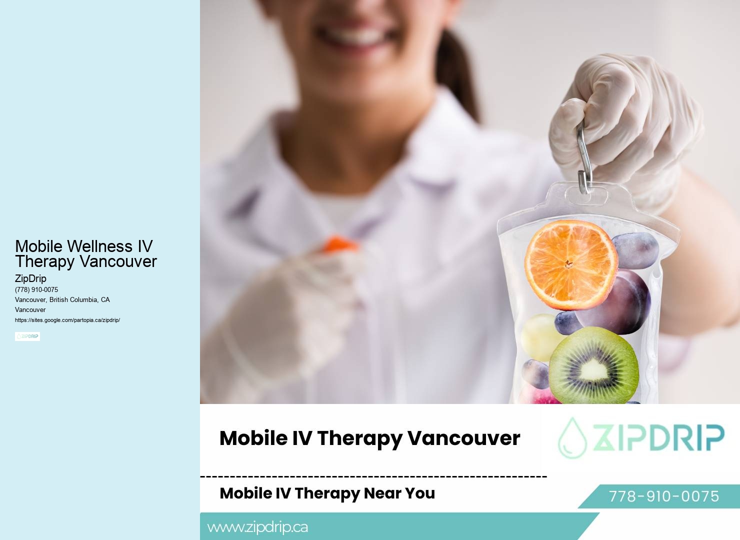 Mobile IV therapy for pregnancy Mobile Wellness IV Therapy Vancouver