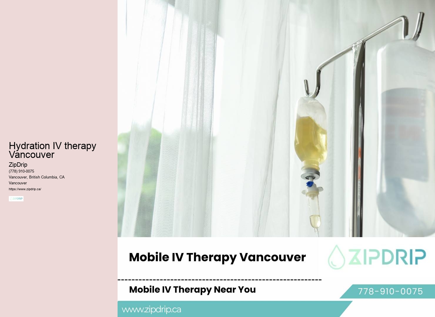 Vancouver IV drip on wheels