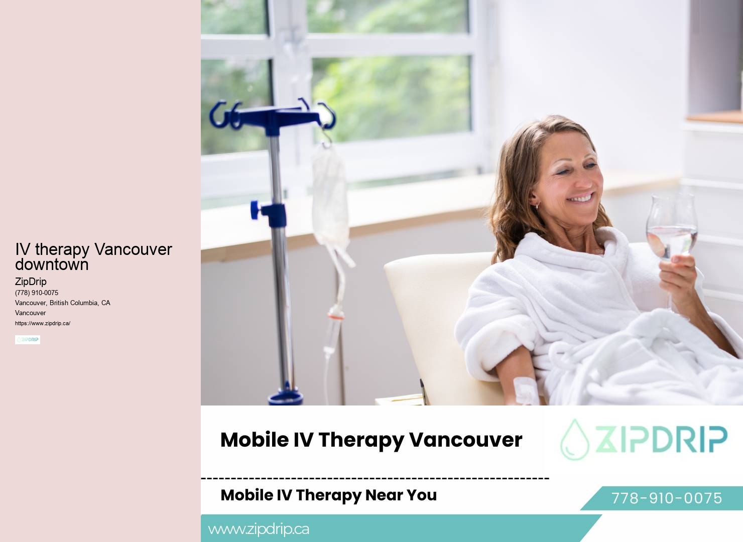 Hydration clinic Vancouver