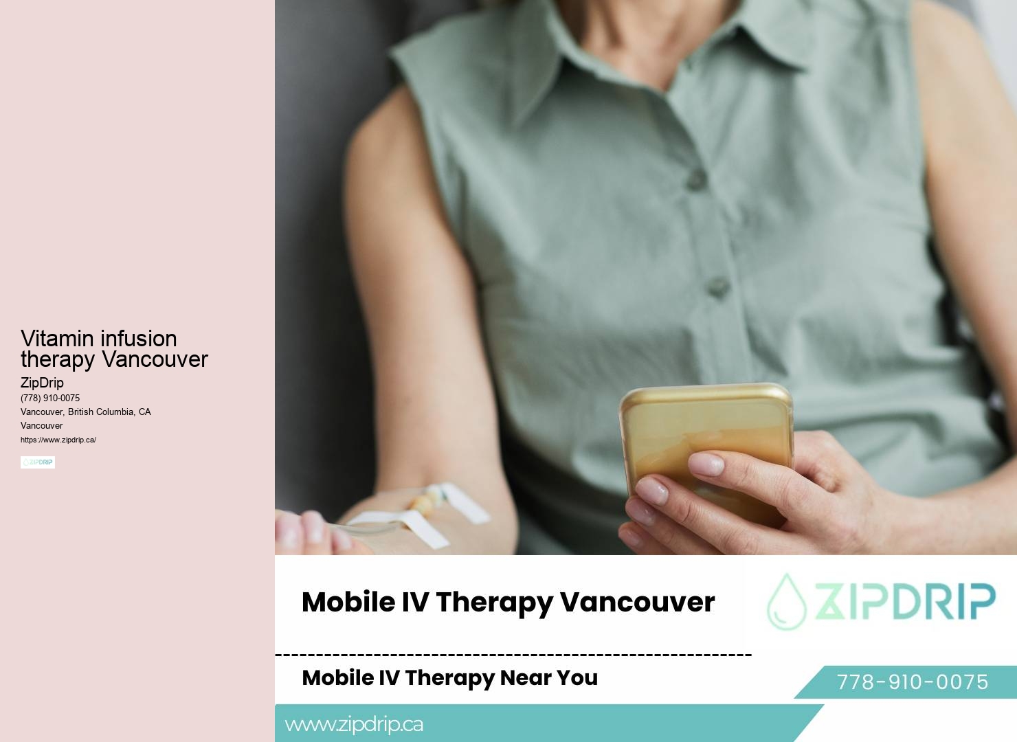 IV therapy for hydration and mental clarity in Vancouver