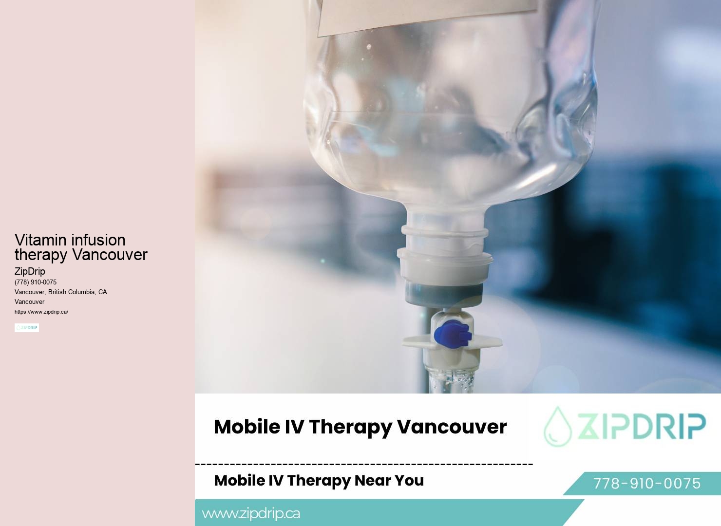 IV therapy for hydration during pregnancy Vancouver