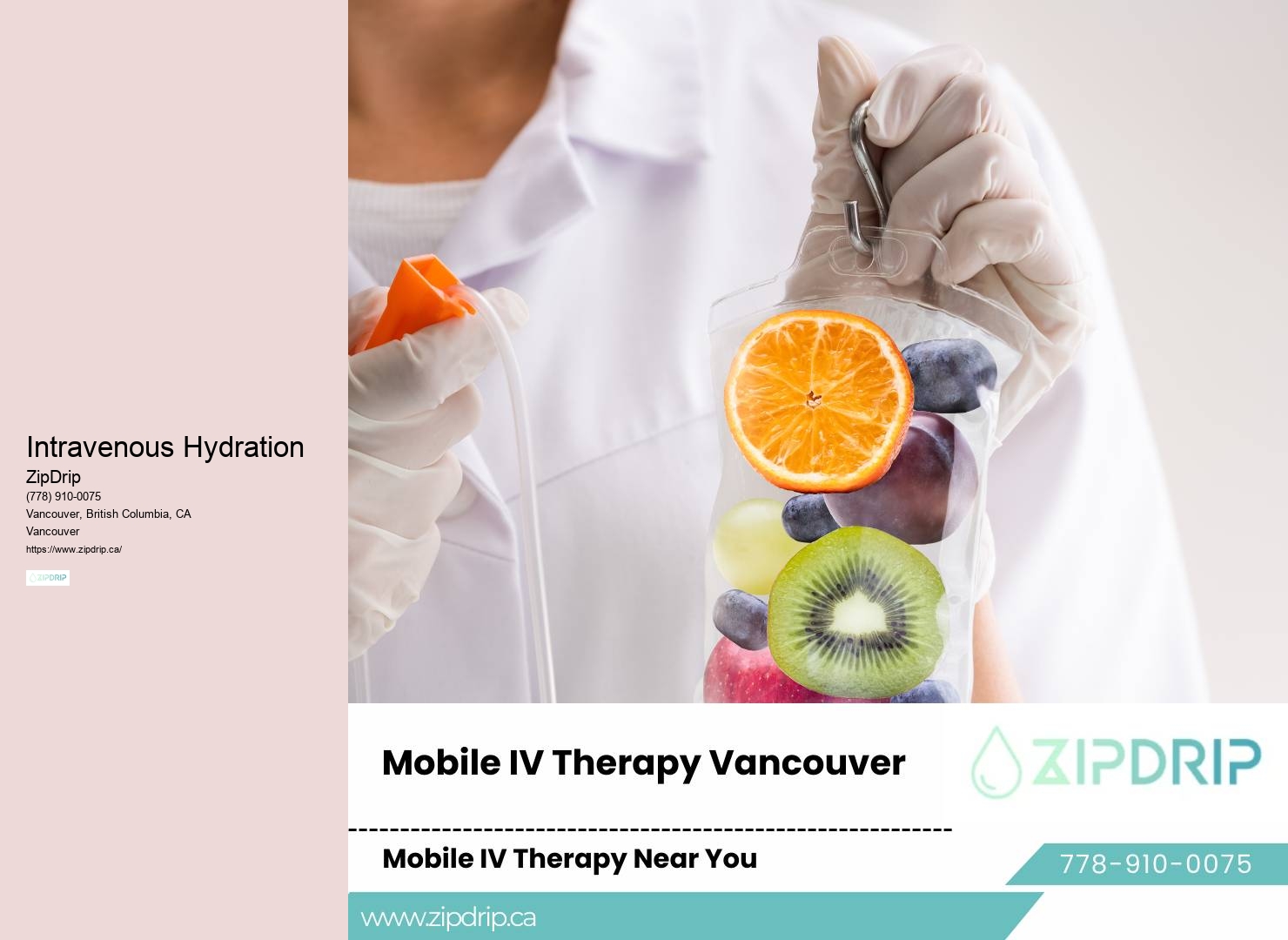Vancouver IV Therapy for Hangover Relief