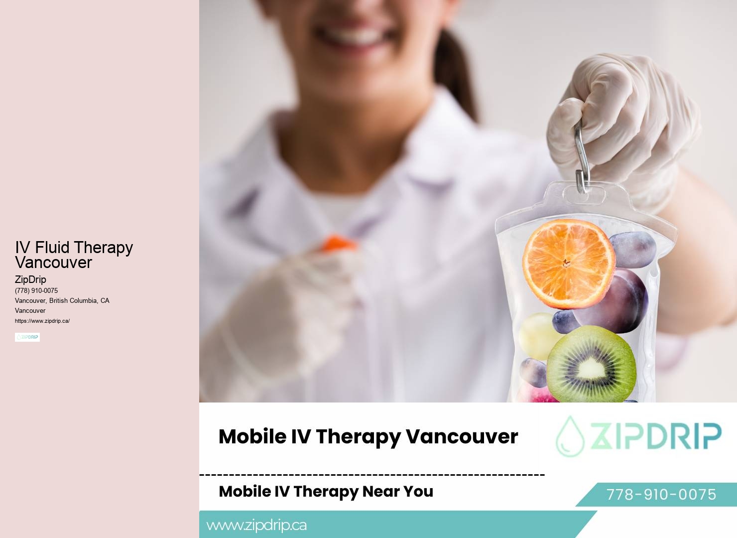 Vancouver IV Hydration Therapy for Health