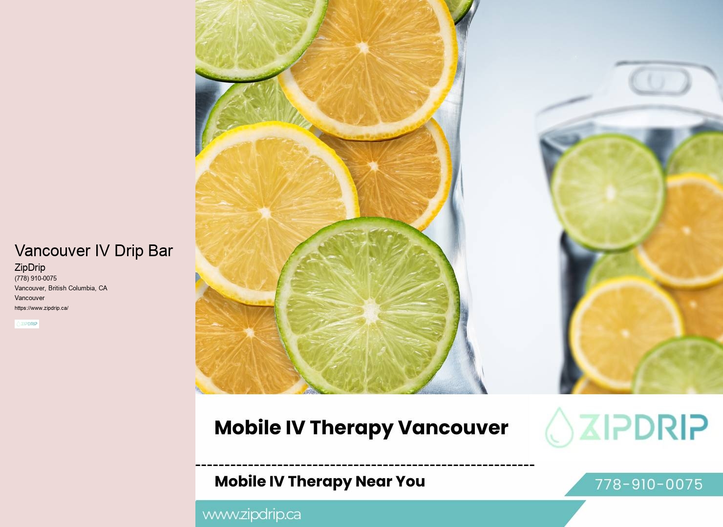 Vancouver IV Therapy for Wellness