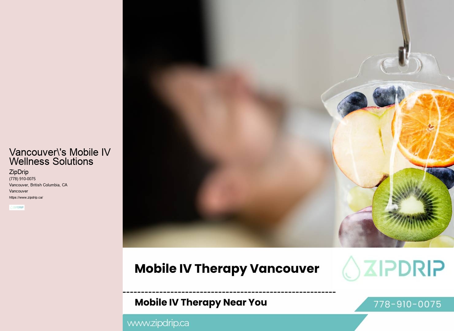 IV Hydration for Health