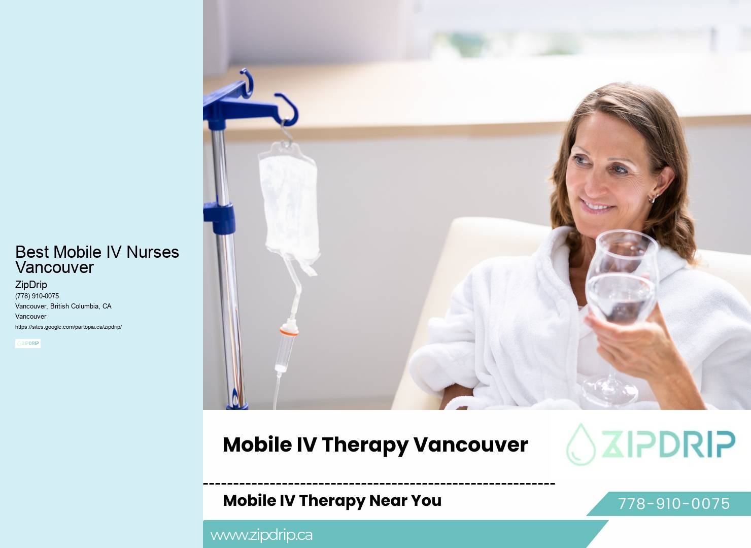 Best Mobile IV Nurses Vancouver IV Therapy for Nausea