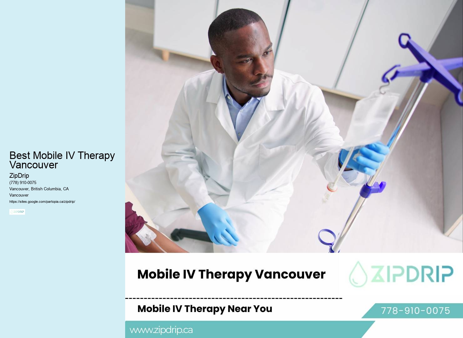 IV Therapy for Health Boost Best Mobile IV Therapy Vancouver