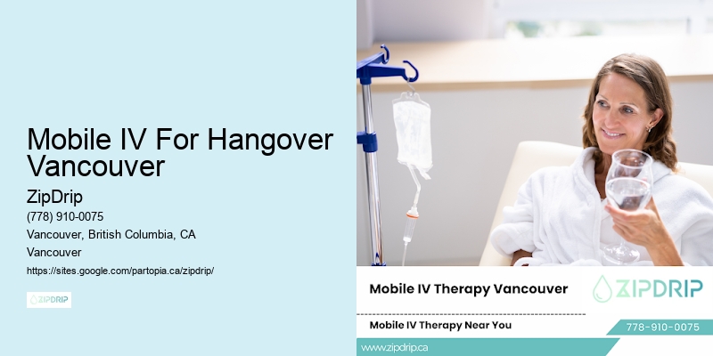 Mobile IV For Hangover Vancouver