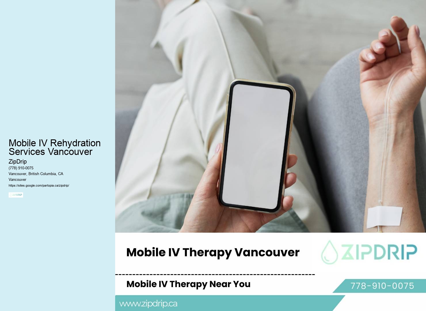 IV Therapy Near Me Mobile IV Rehydration Services Vancouver