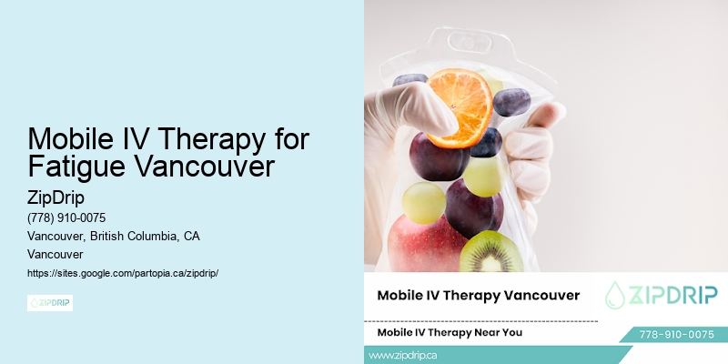Mobile IV Therapy for Fatigue Vancouver