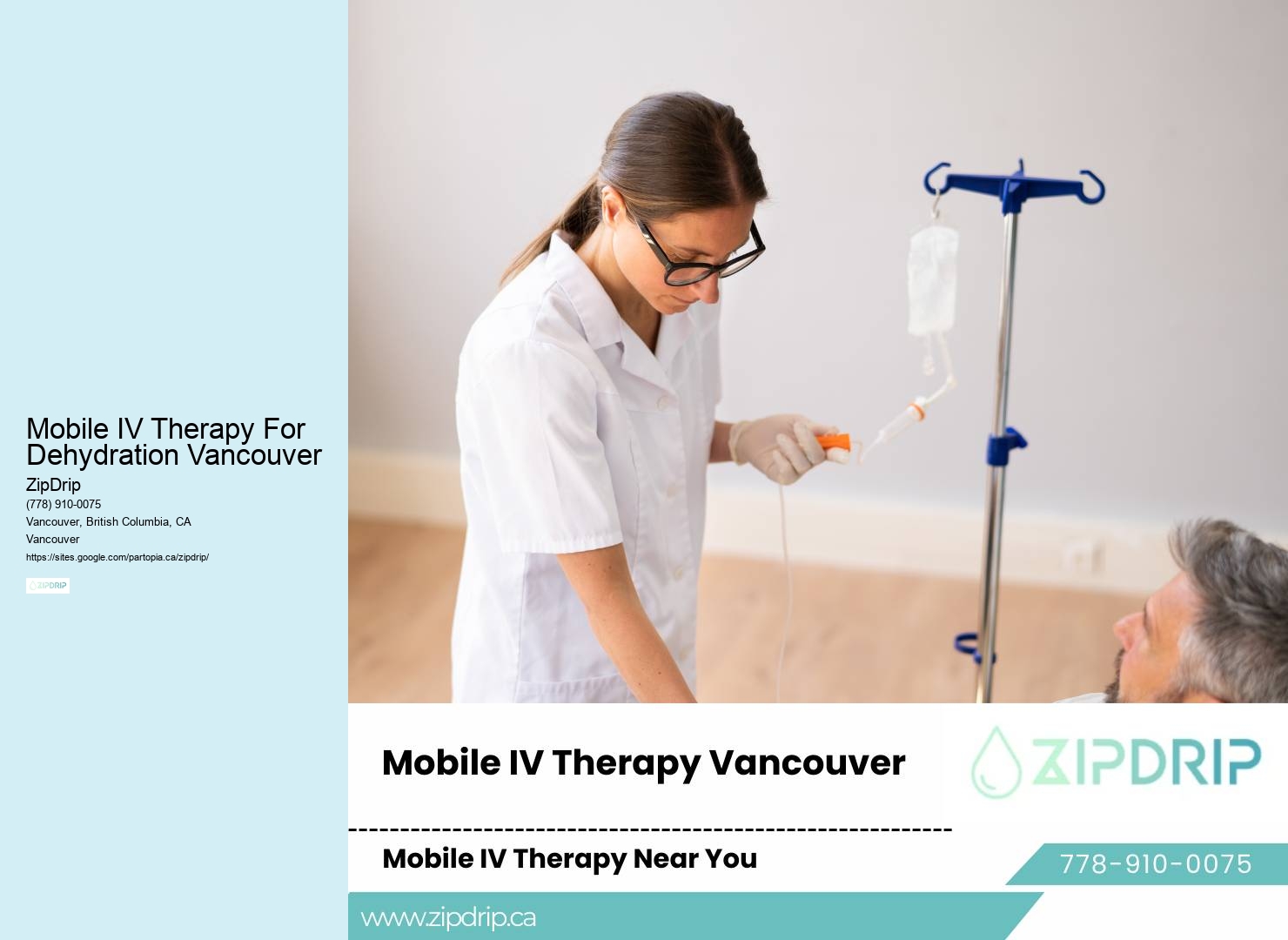IV Therapy for Mood Enhancement Mobile IV Therapy For Dehydration Vancouver