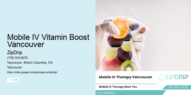 Mobile IV Vitamin Boost Vancouver