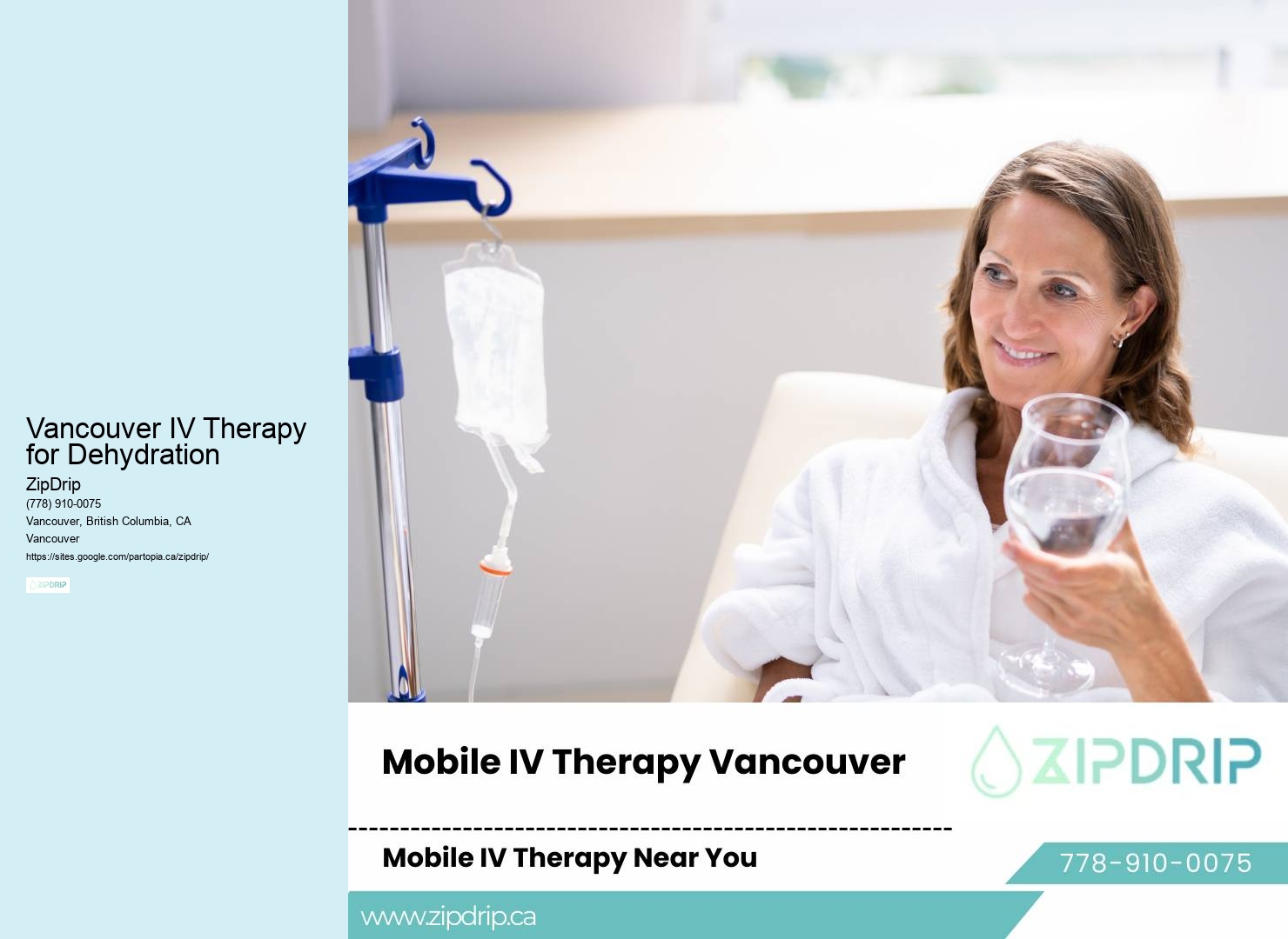IV Hydration Therapy Near Me Vancouver IV Therapy for Dehydration