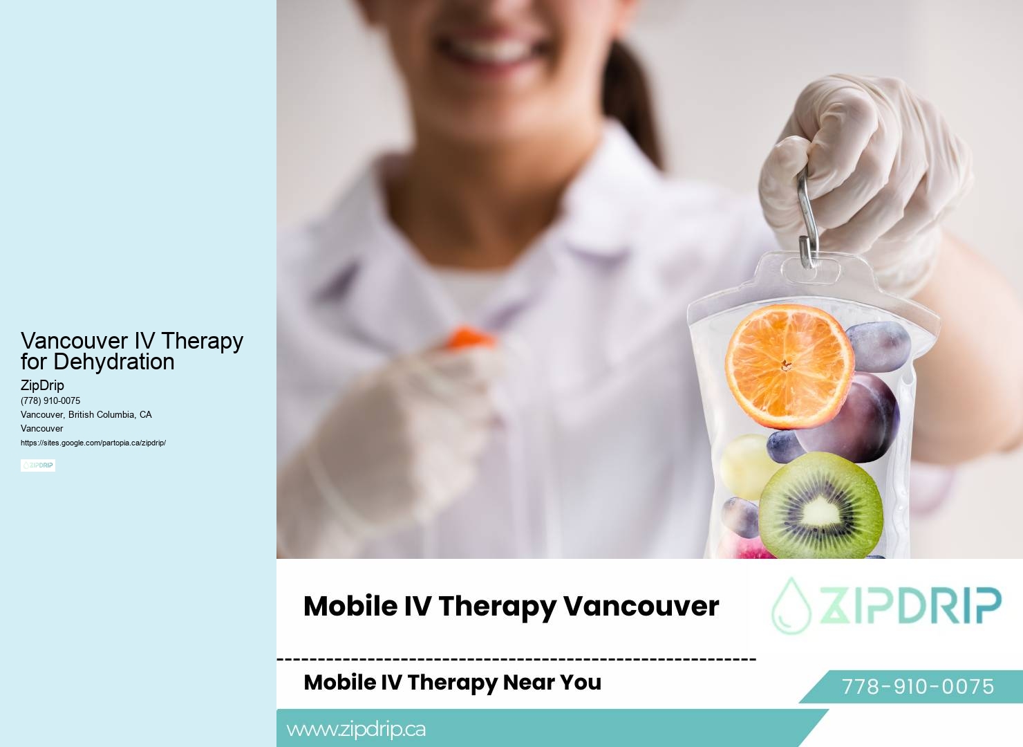 Best Mobile IV Therapy Vancouver IV Therapy for Dehydration