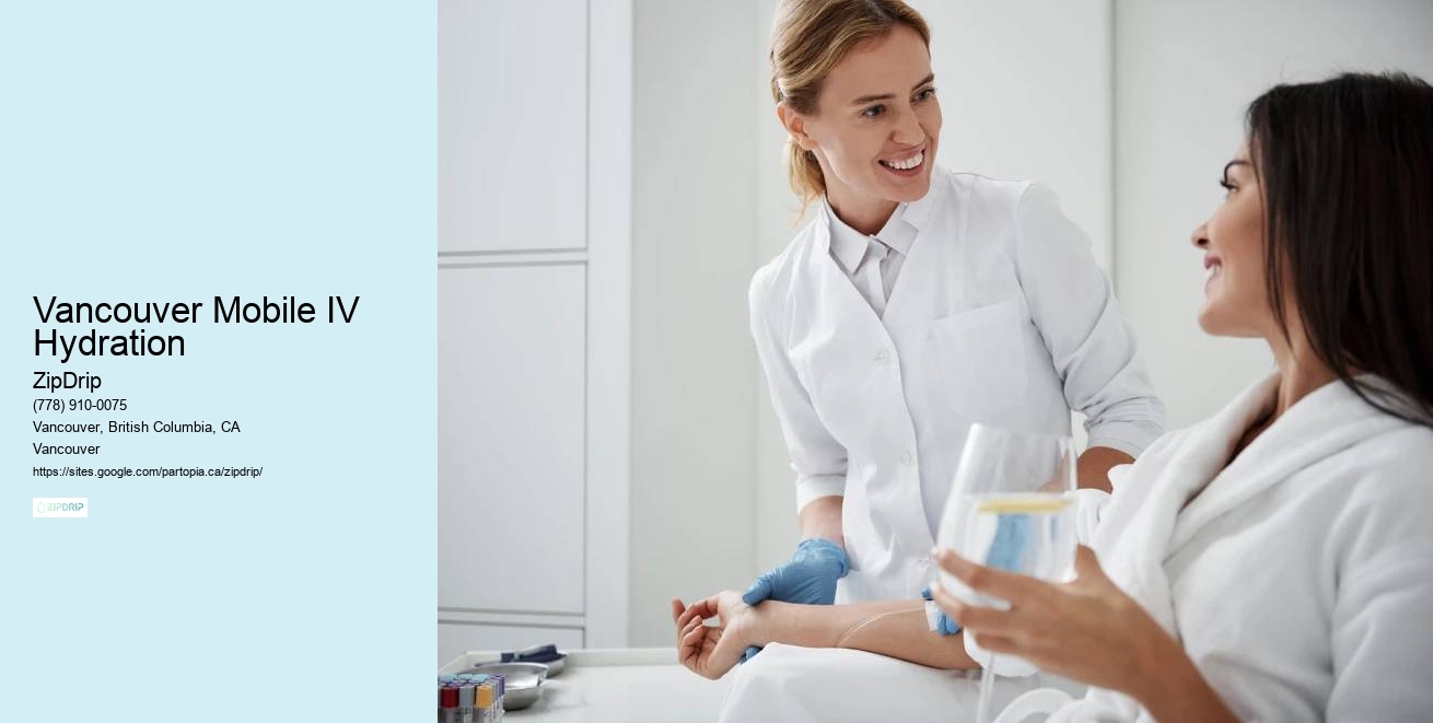 Mobile IV Therapy Deals Vancouver Mobile IV Hydration