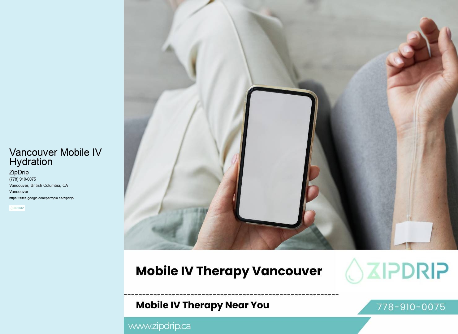Mobile IV Hydration for Pregnancy Vancouver Mobile IV Hydration