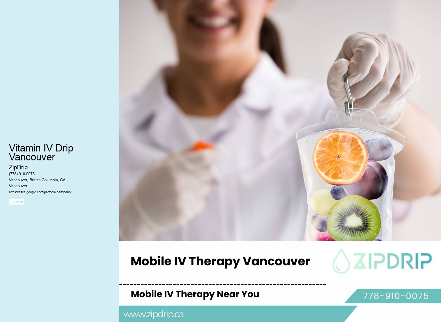 Mobile IV Therapy for Jet Lag Vitamin IV Drip Vancouver