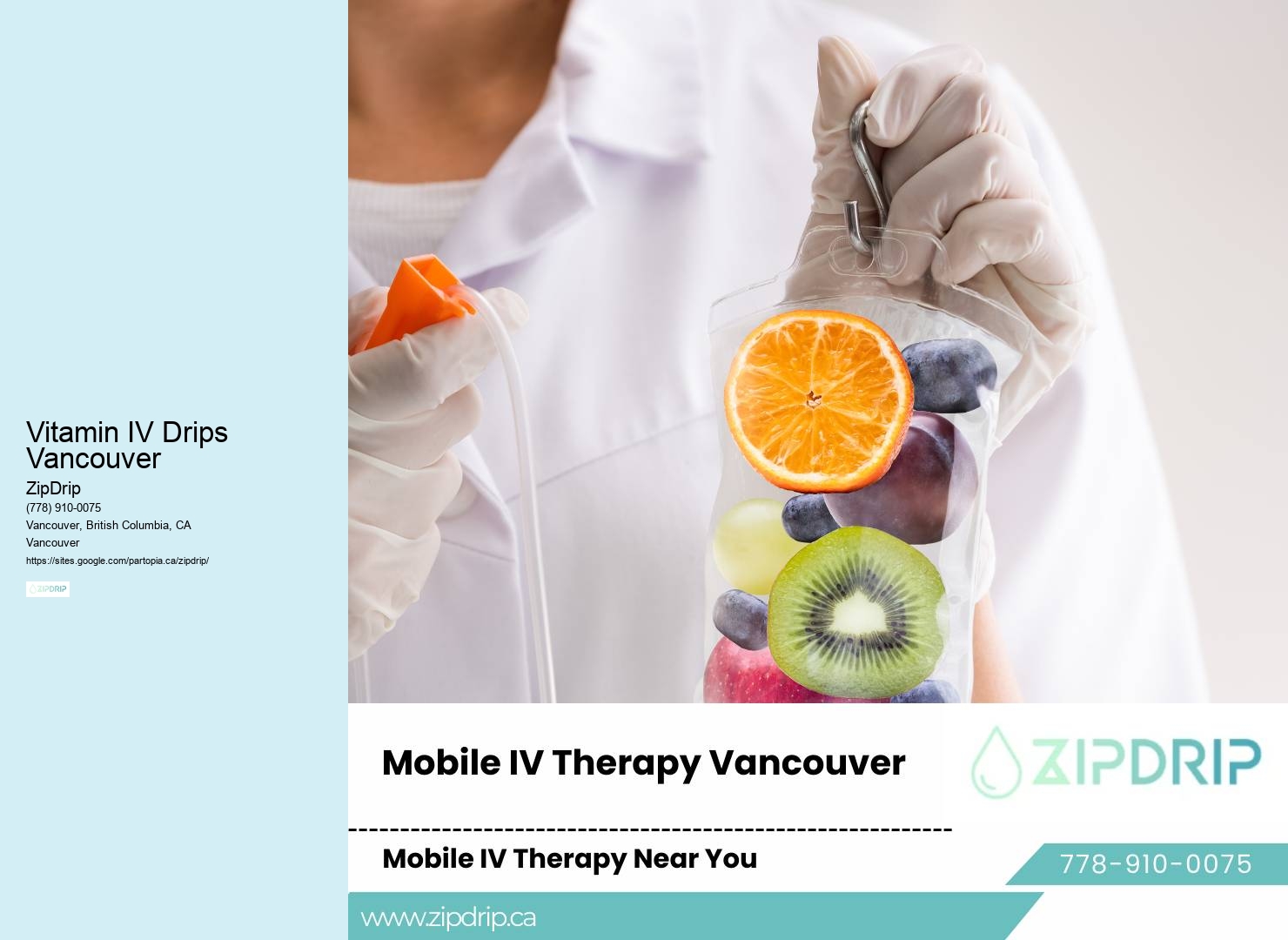 Professional IV Therapy Vitamin IV Drips Vancouver