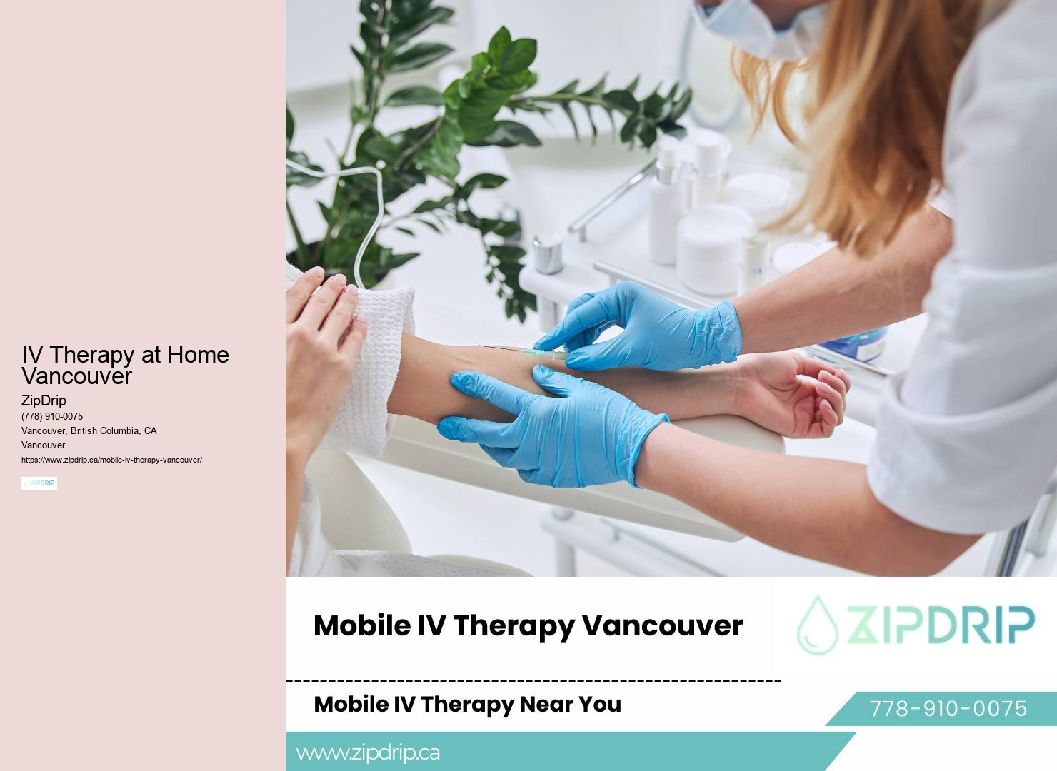 Mobile IV beauty therapy IV Therapy at Home Vancouver