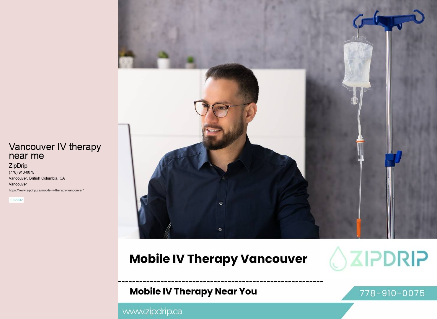 Mobile IV therapy for flu Vancouver IV therapy near me