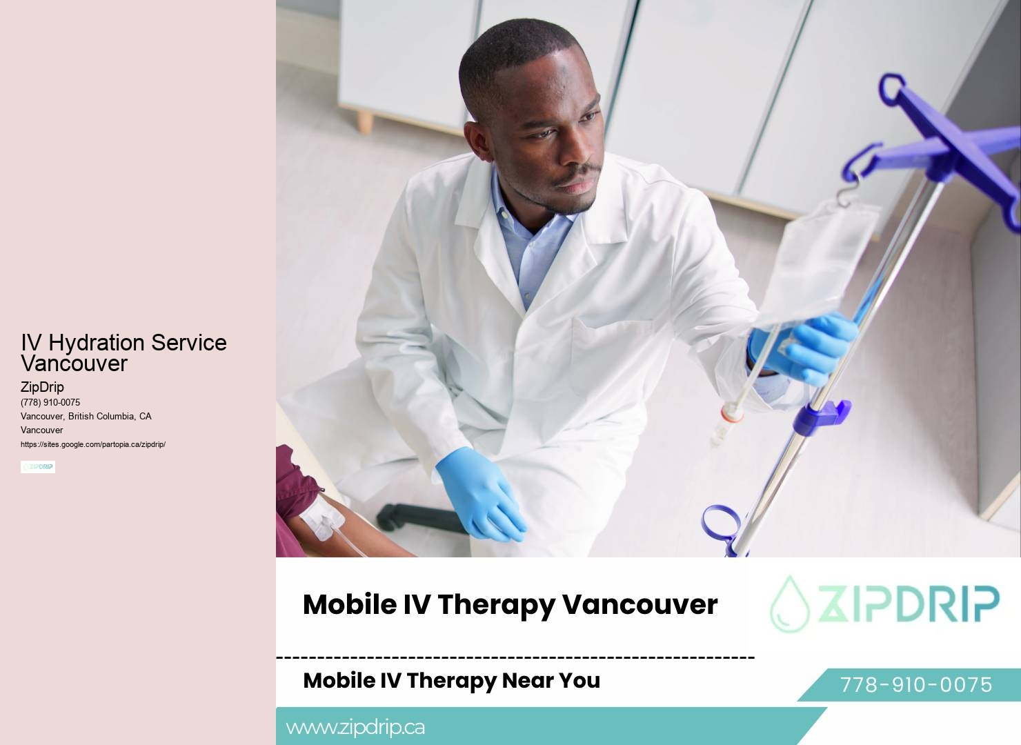 Mobile IV service near me IV Hydration Service Vancouver