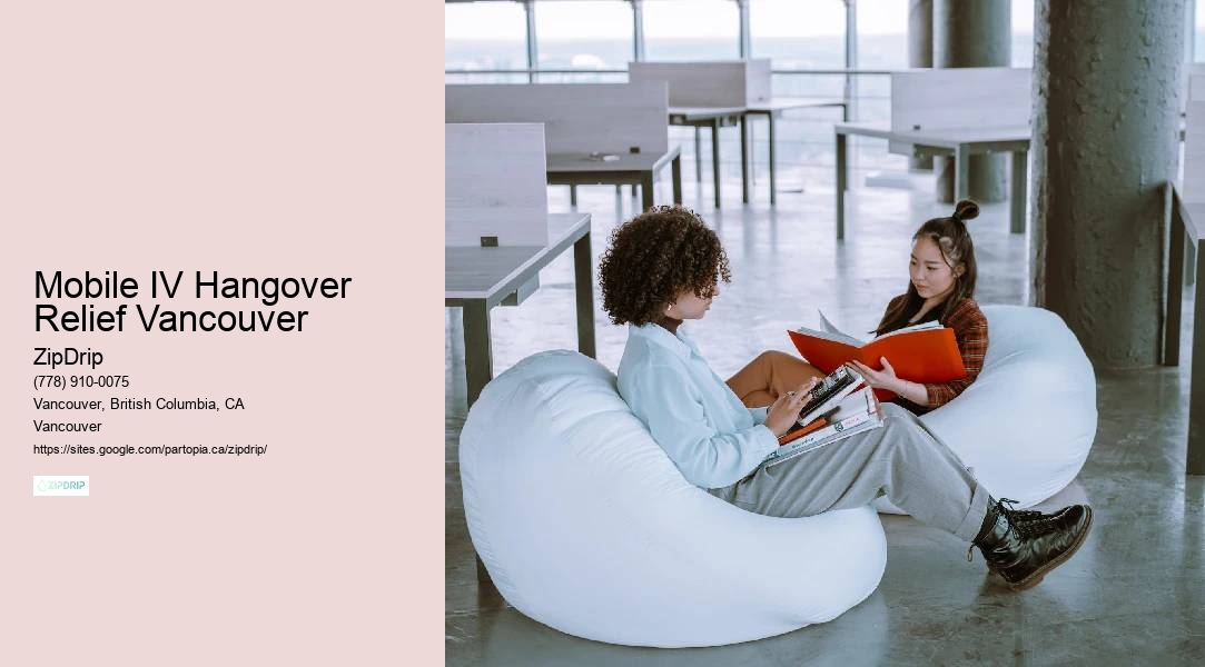 Mobile IV Hangover Relief Vancouver IV Wellness Therapy