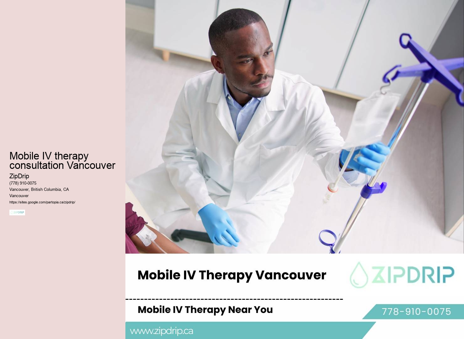 IV therapy for jet lag Mobile IV therapy consultation Vancouver