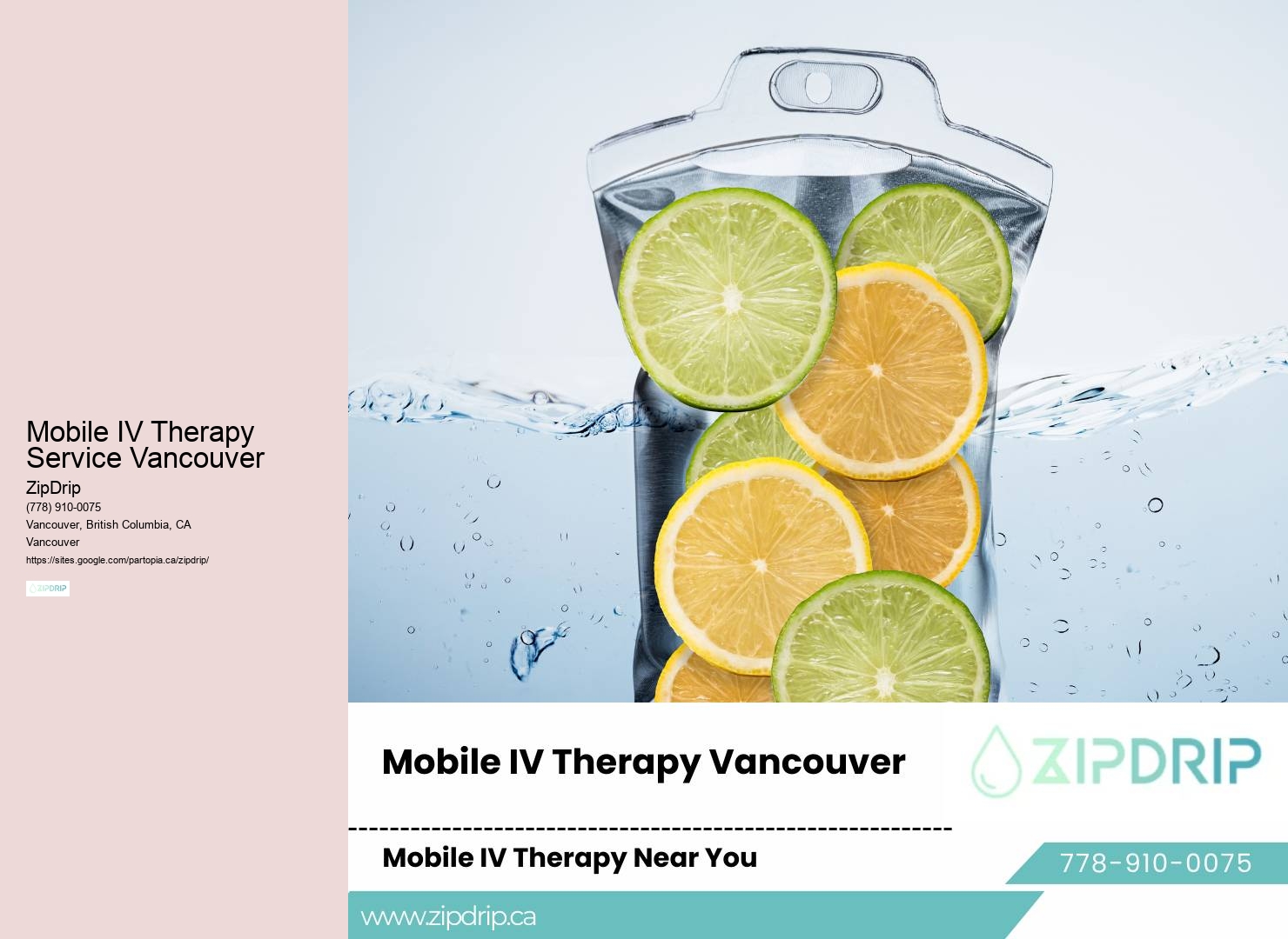 IV therapy for flu Mobile IV Therapy Service Vancouver