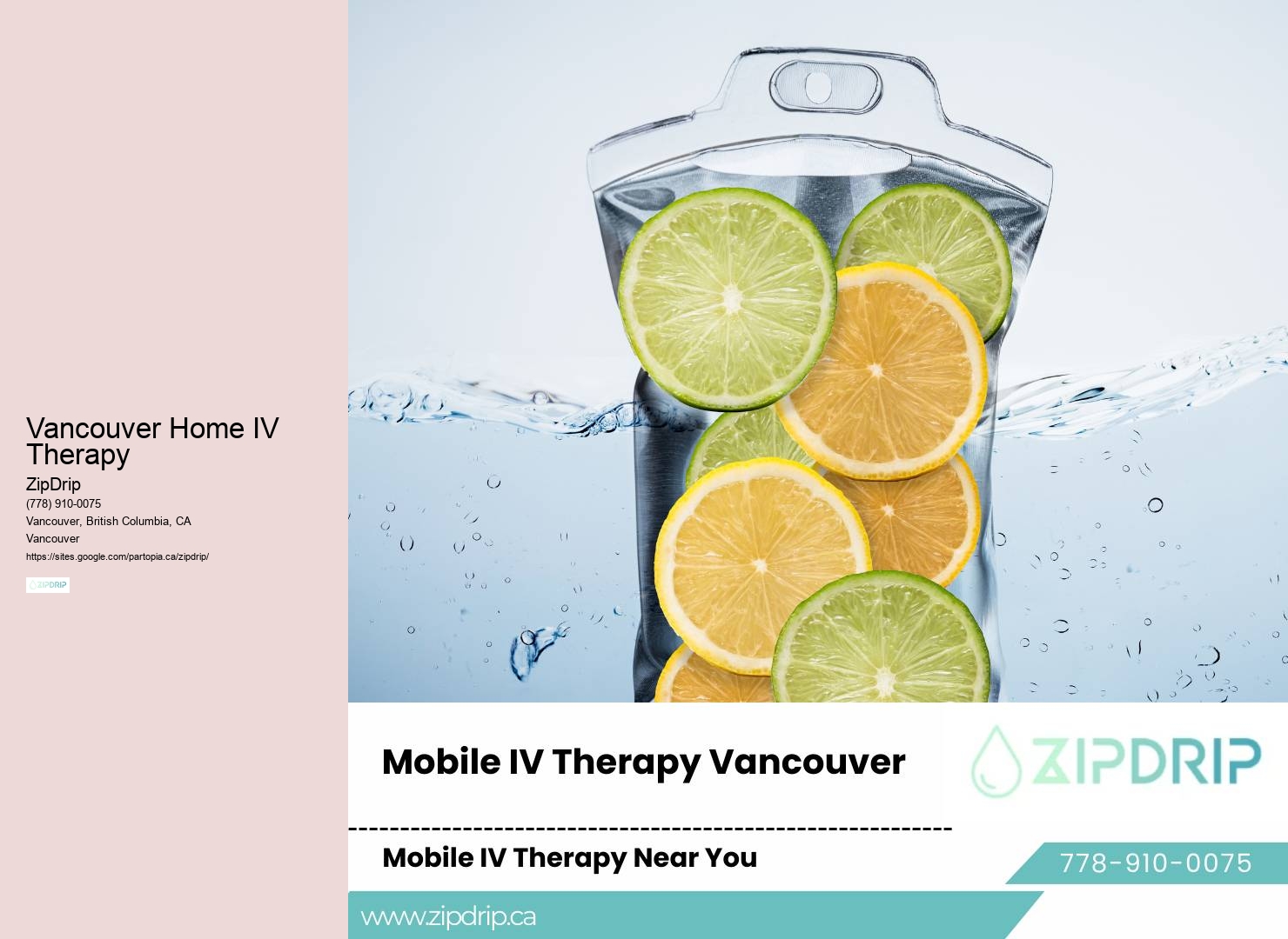 Mobile IV therapy for performance boost Vancouver Home IV Therapy